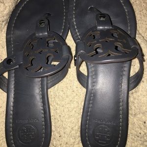 Tory Burch black leather sandals
